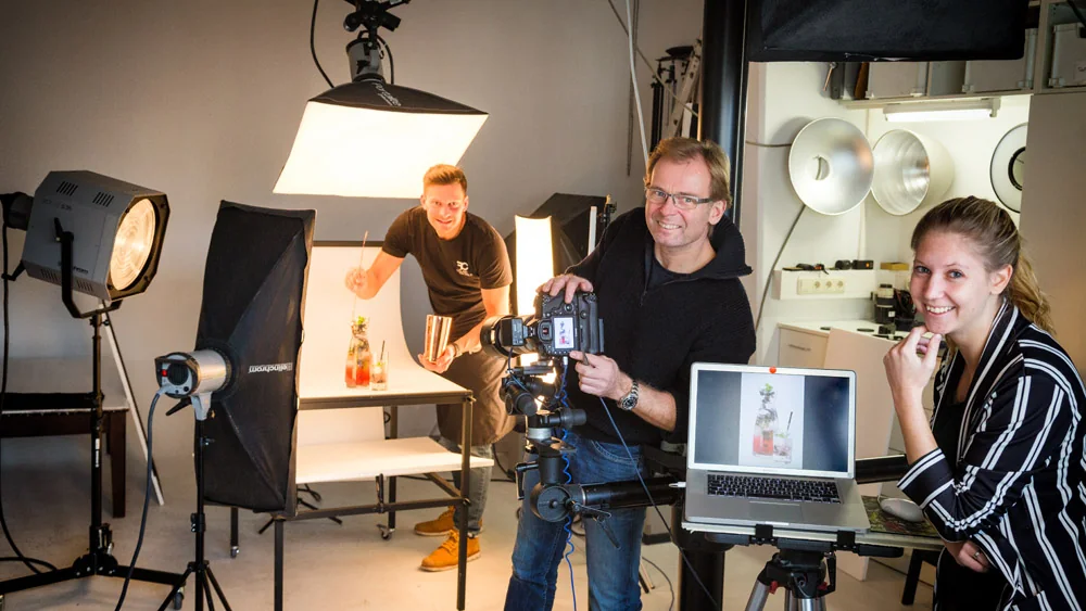 Marius Höfinger bei der Arbeit